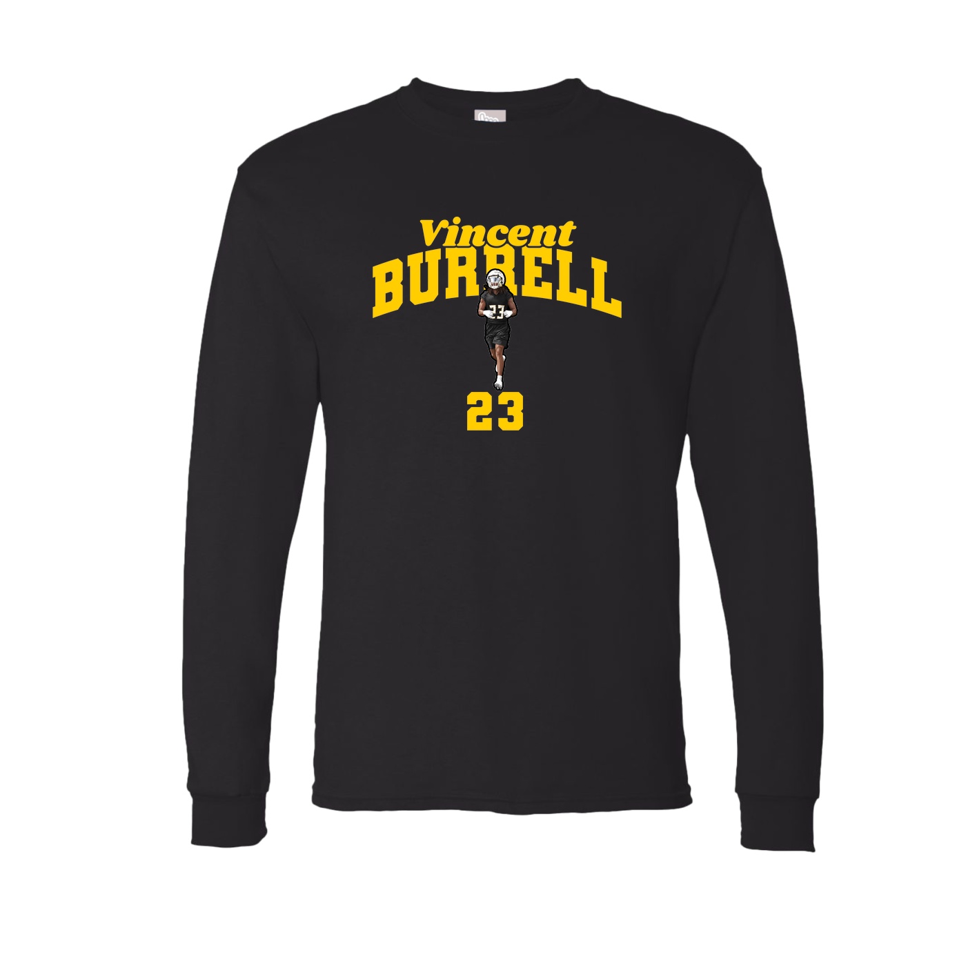 Long Sleeve Tee — Signature Arch in Black