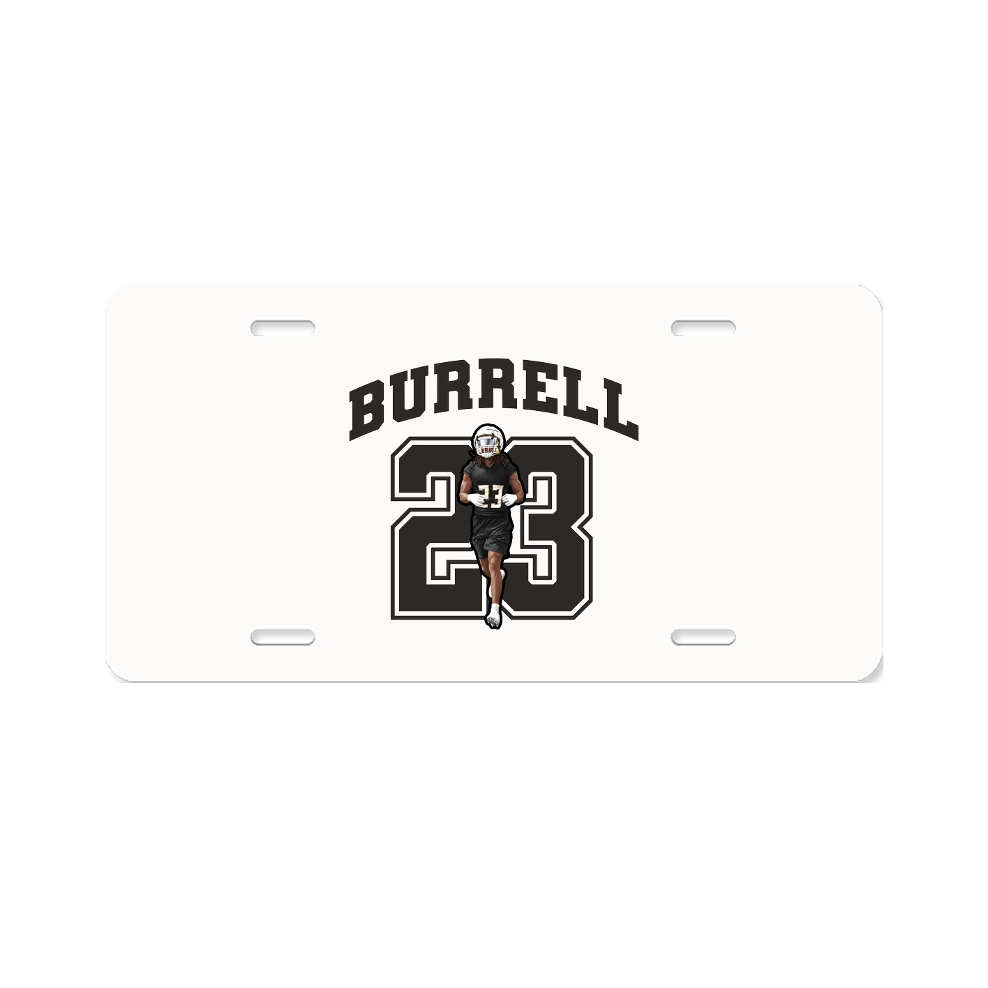 License Plate — Number in Classic