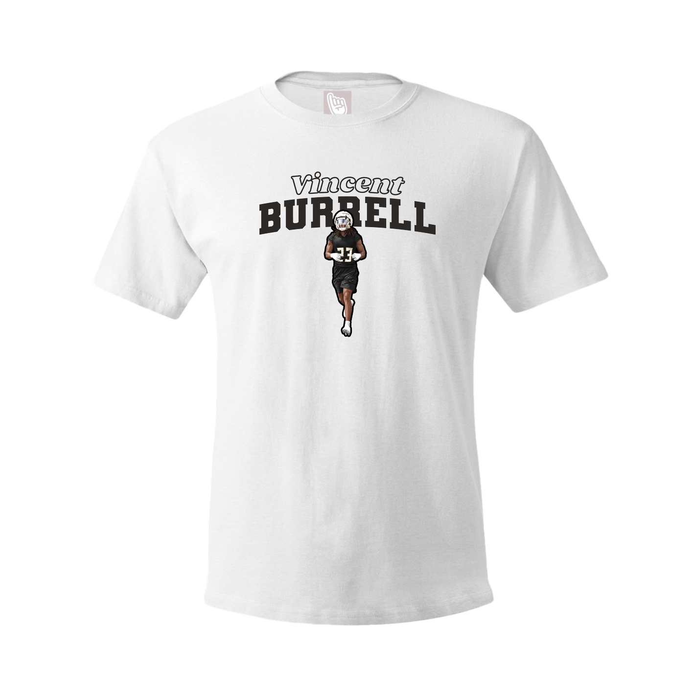 Tee — Name Arch in White