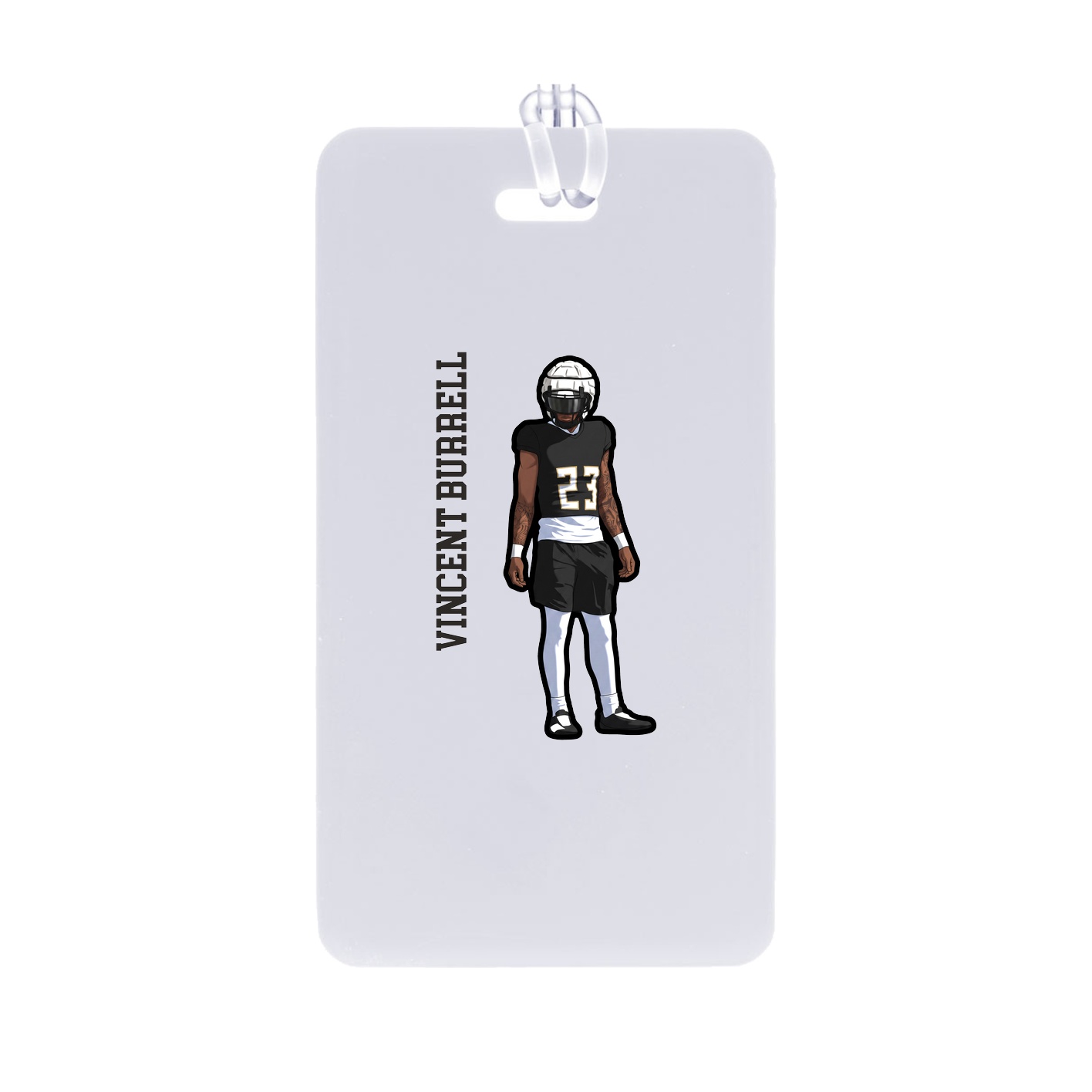 Bag Tag — Name Vertical in Classic
