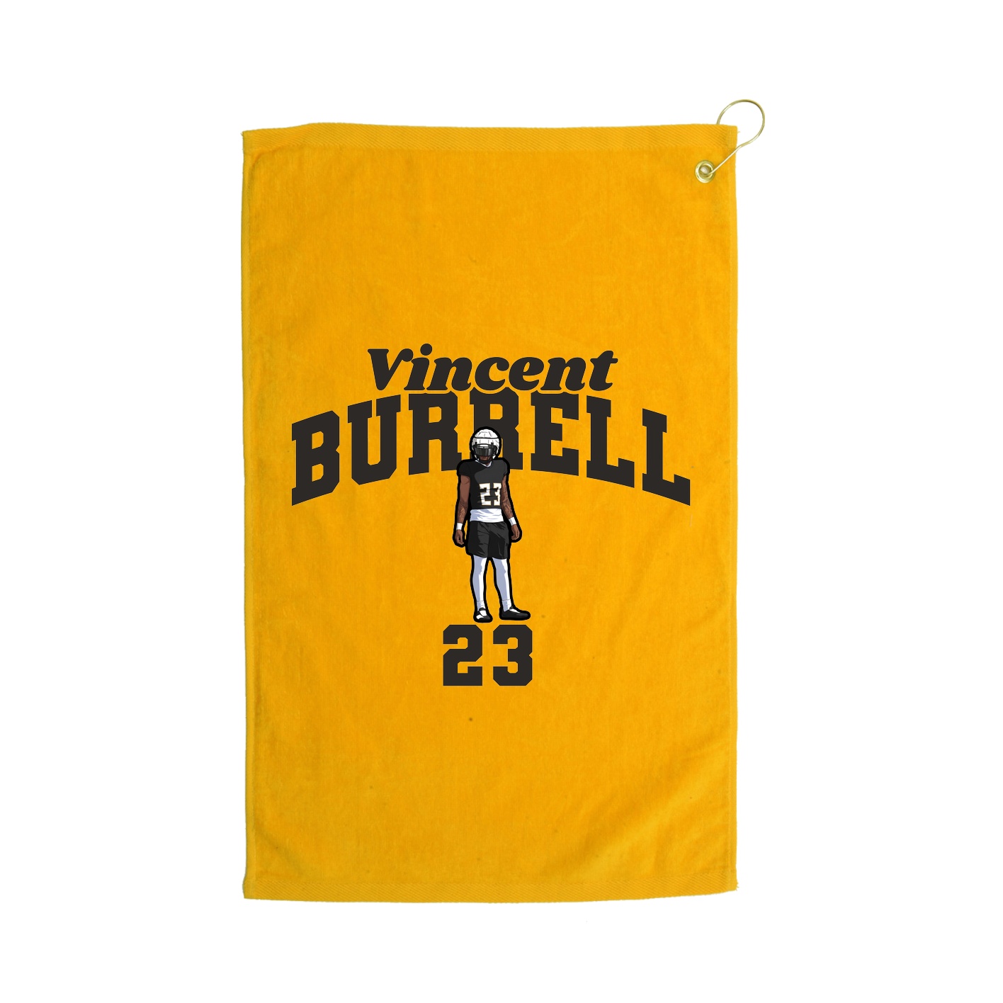 Golf Towel — Signature Arch in Gold