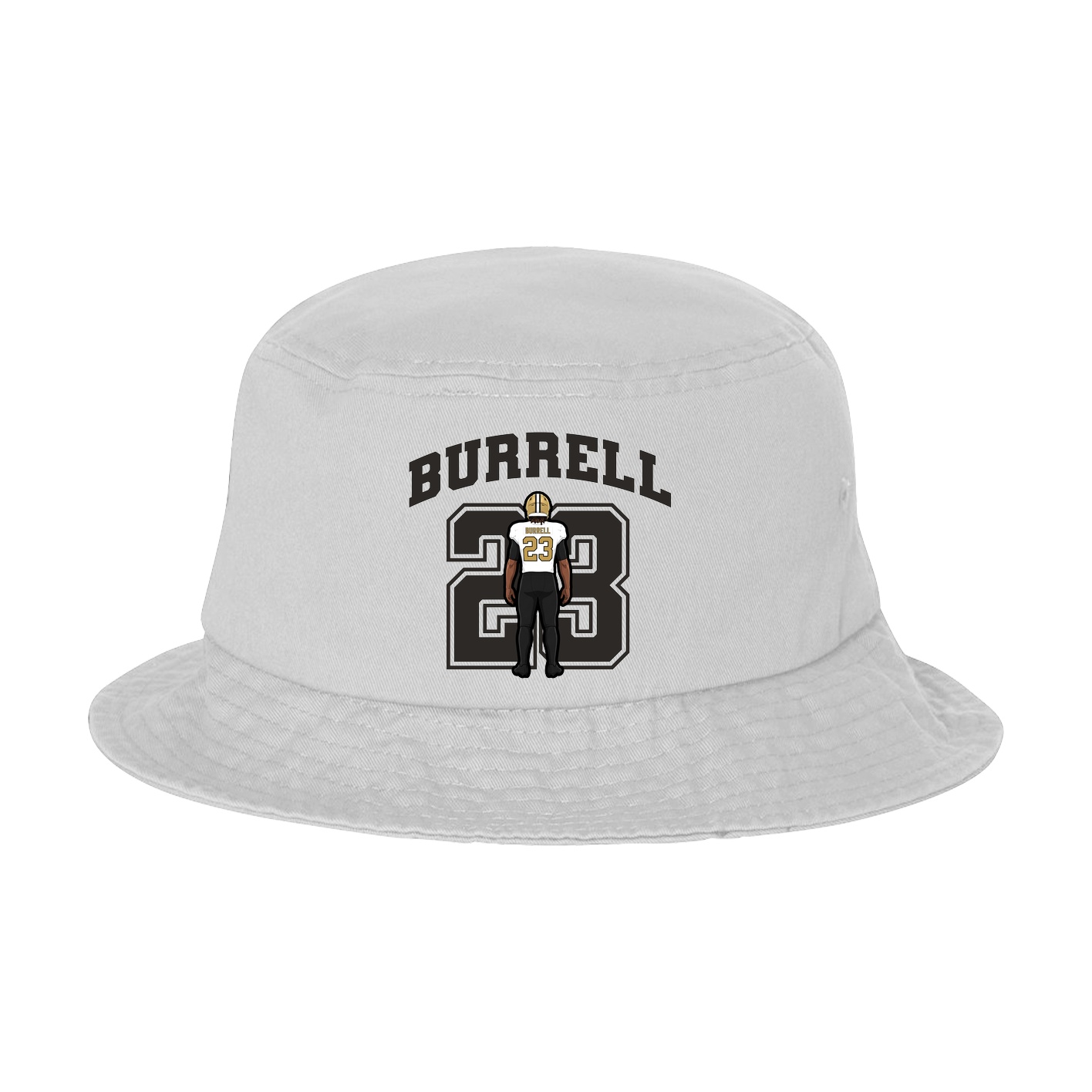 Bucket Cap — Number in White