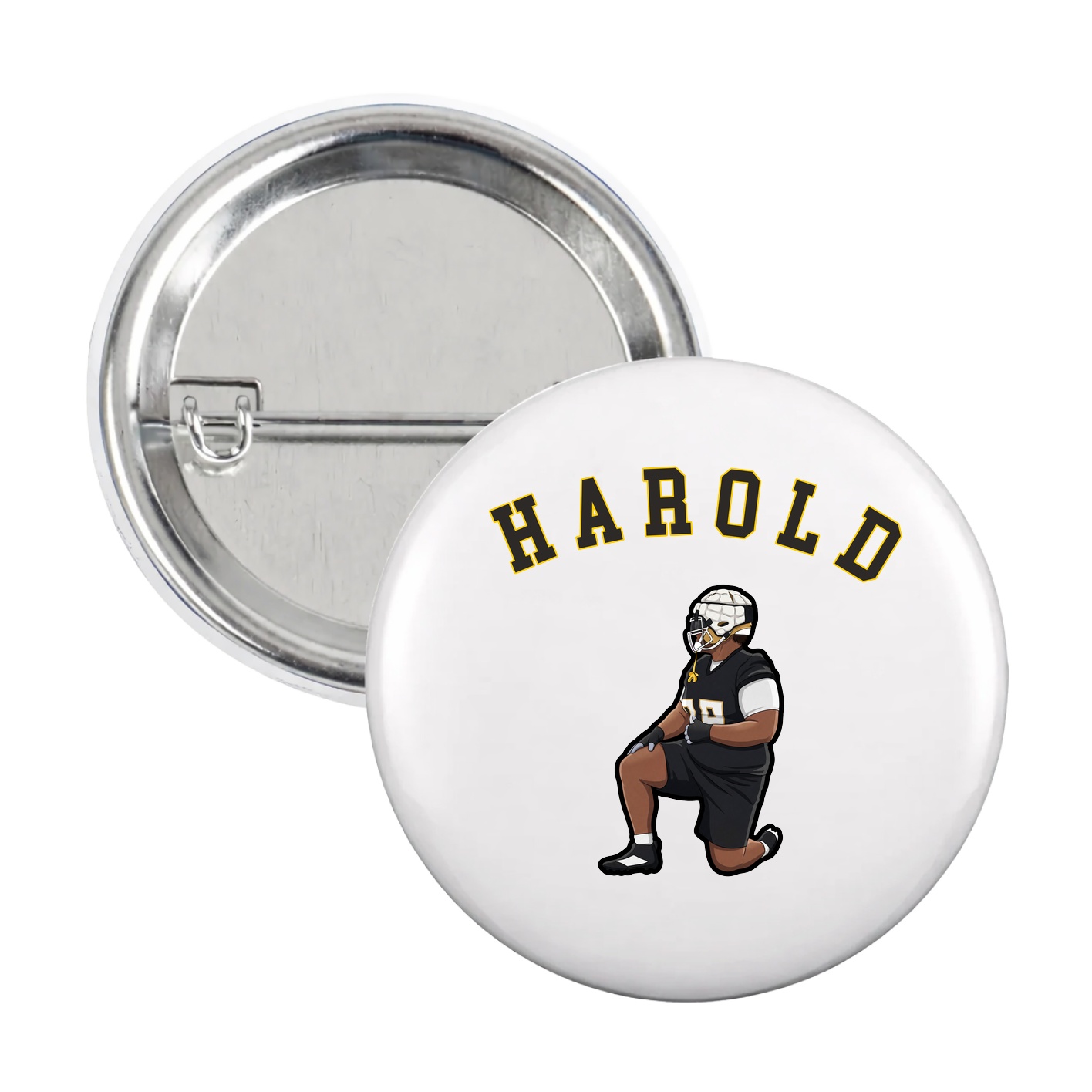 Game Day Button — Shirsey Arch in White