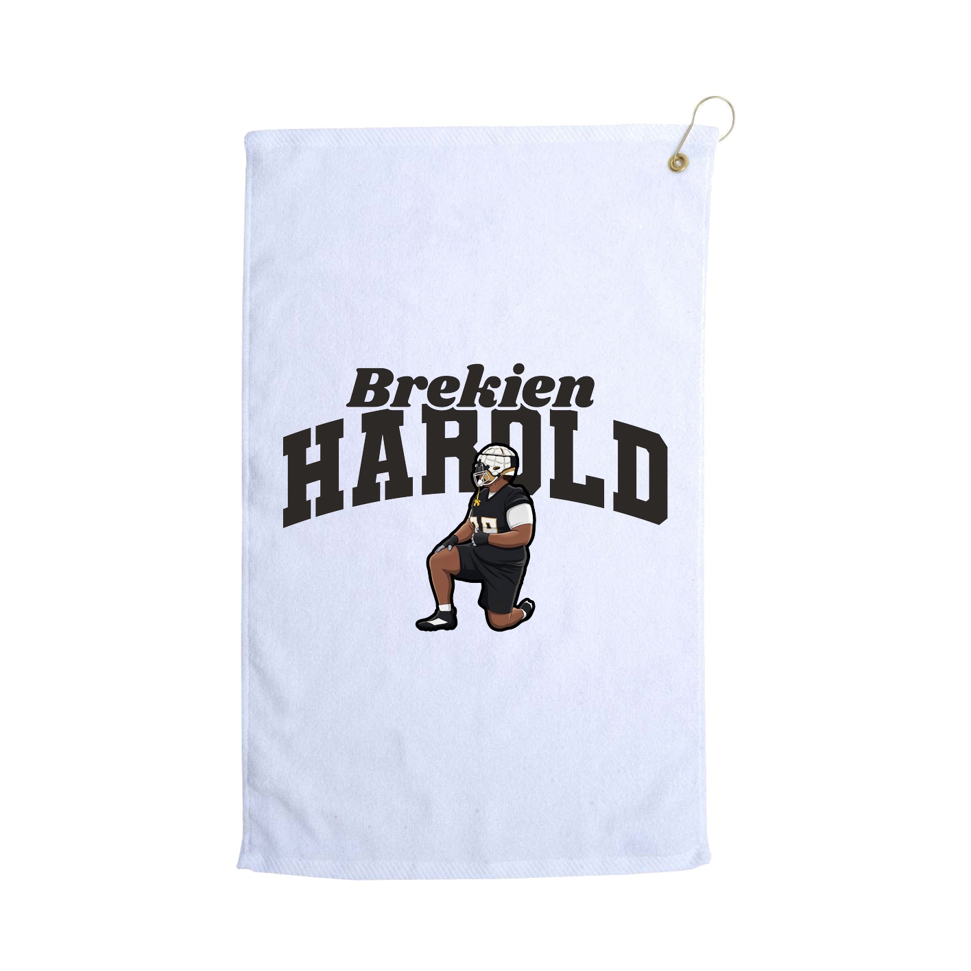 Golf Towel — Signature Arch in White