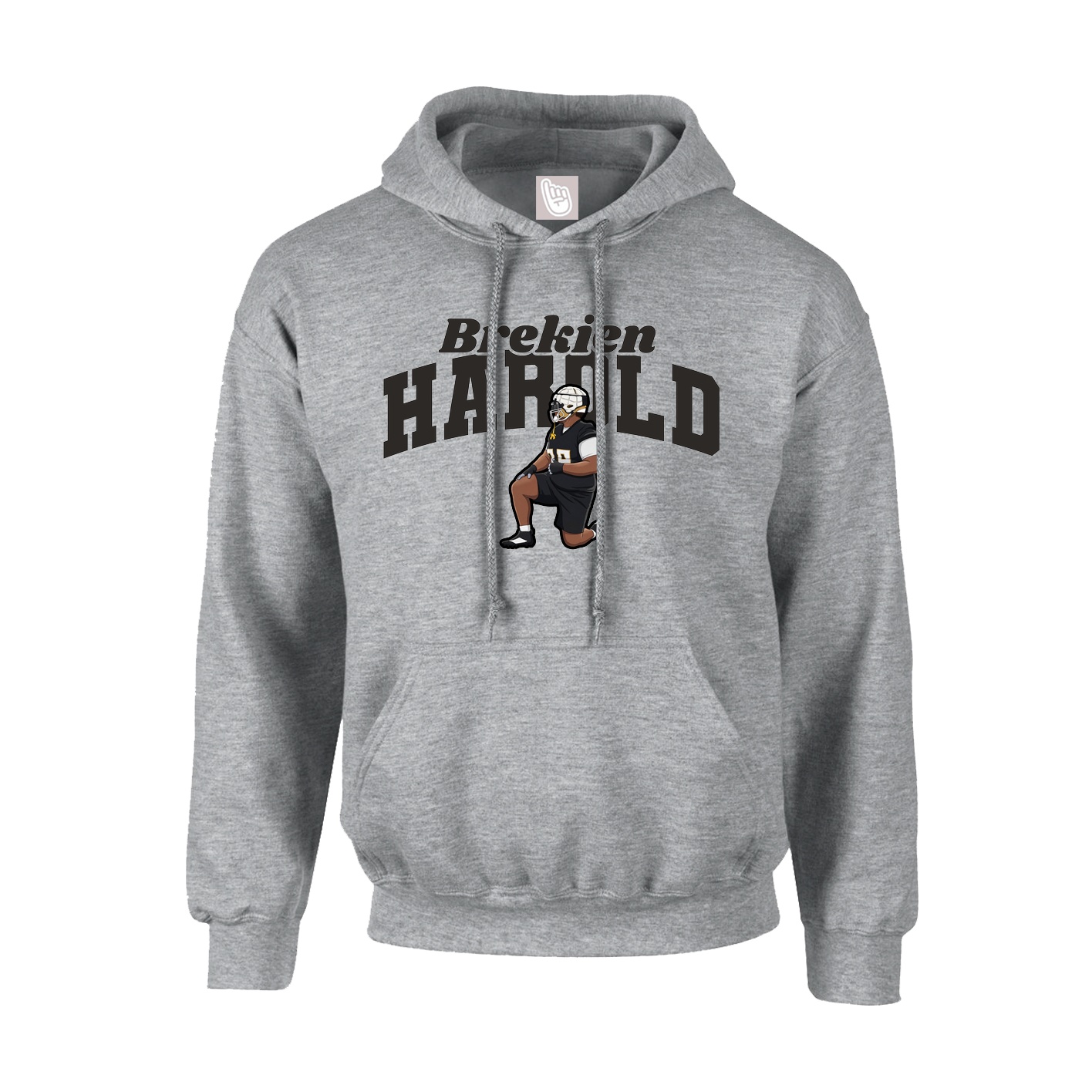 Hoodie — Signature Arch in Grey