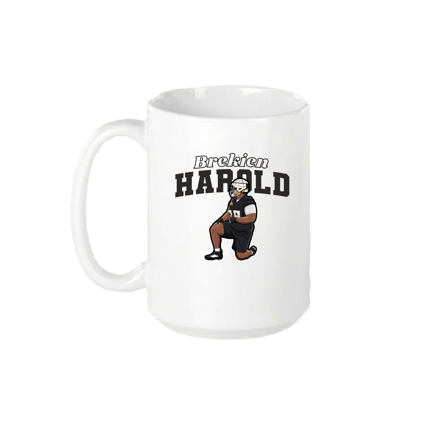 15oz Coffee Mug — Name Arch in White