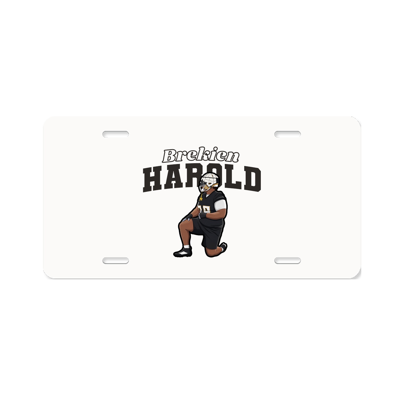 License Plate — Name Arch in Classic