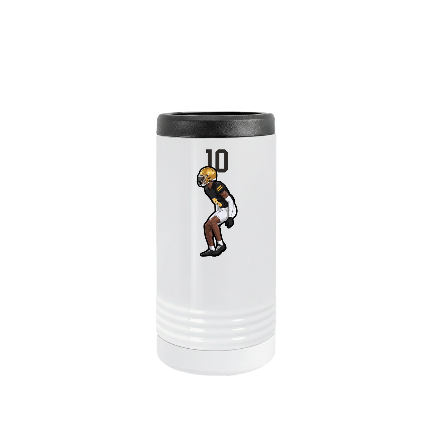Slim Beverage Holder — Number Top in White