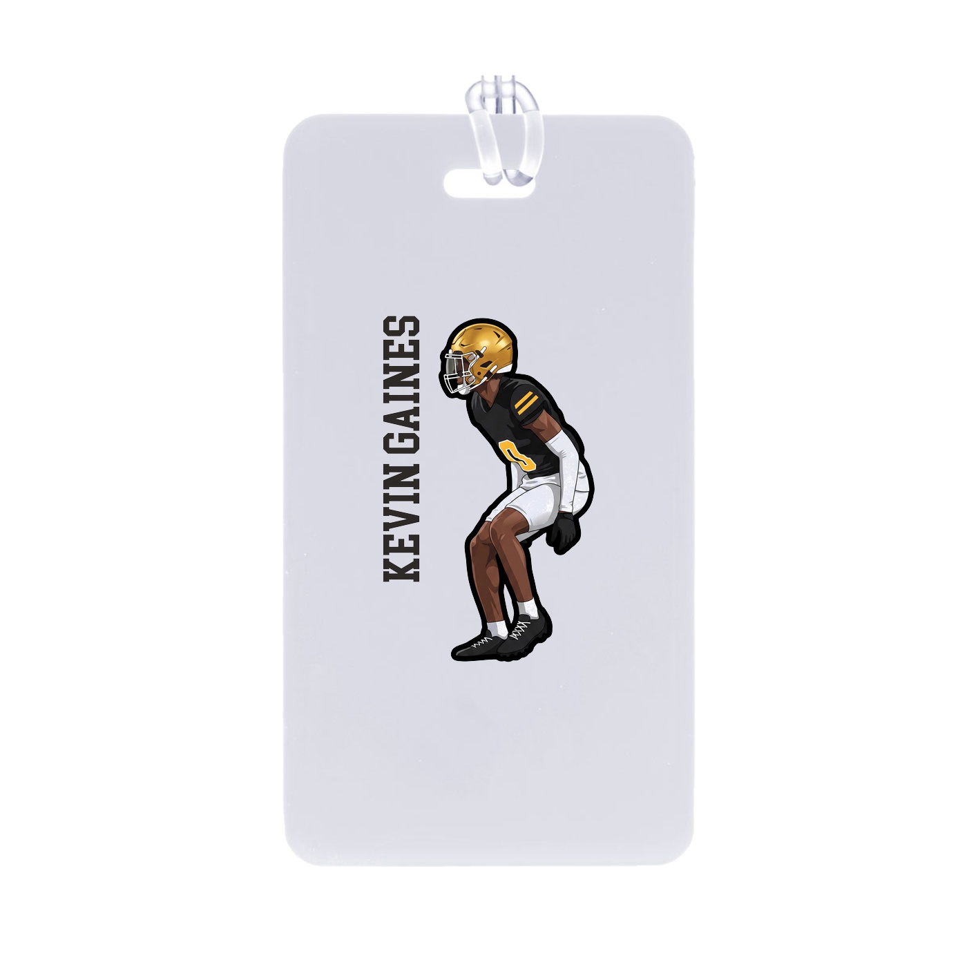 Bag Tag — Name Vertical in Classic