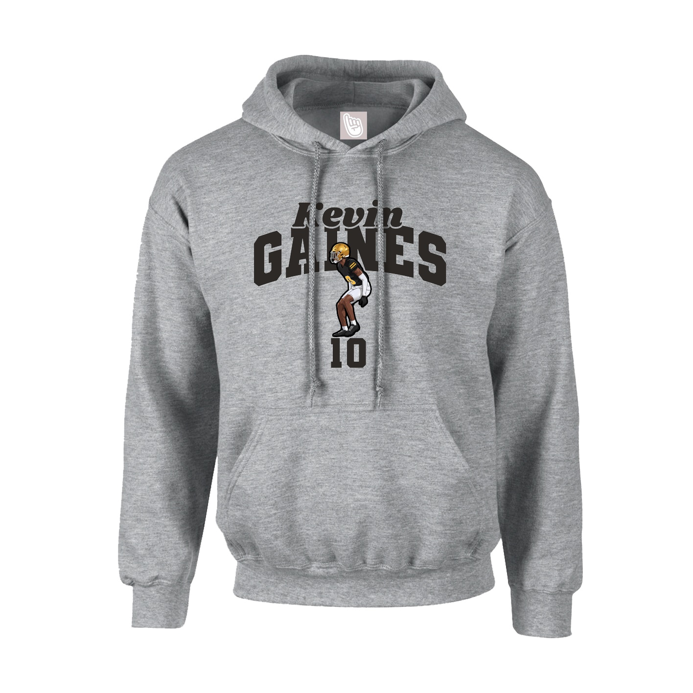 Hoodie — Signature Arch in Grey