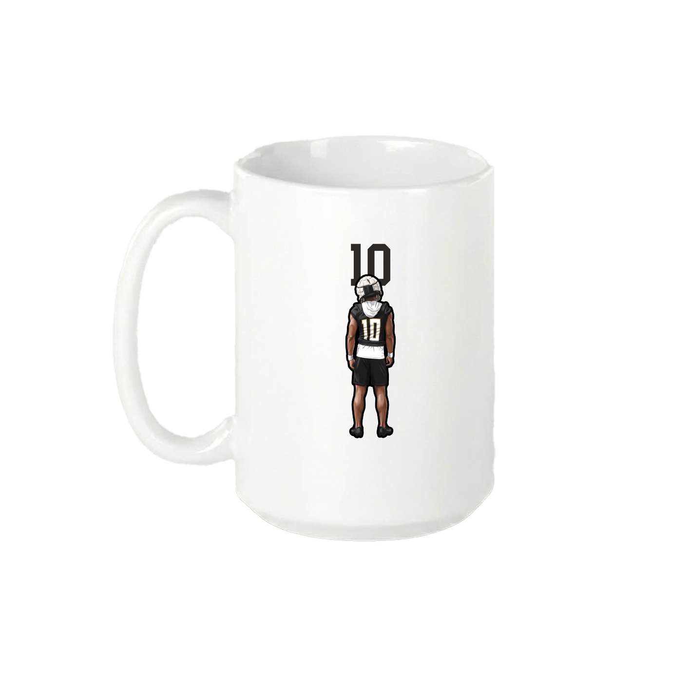15oz Coffee Mug — Number Top in White