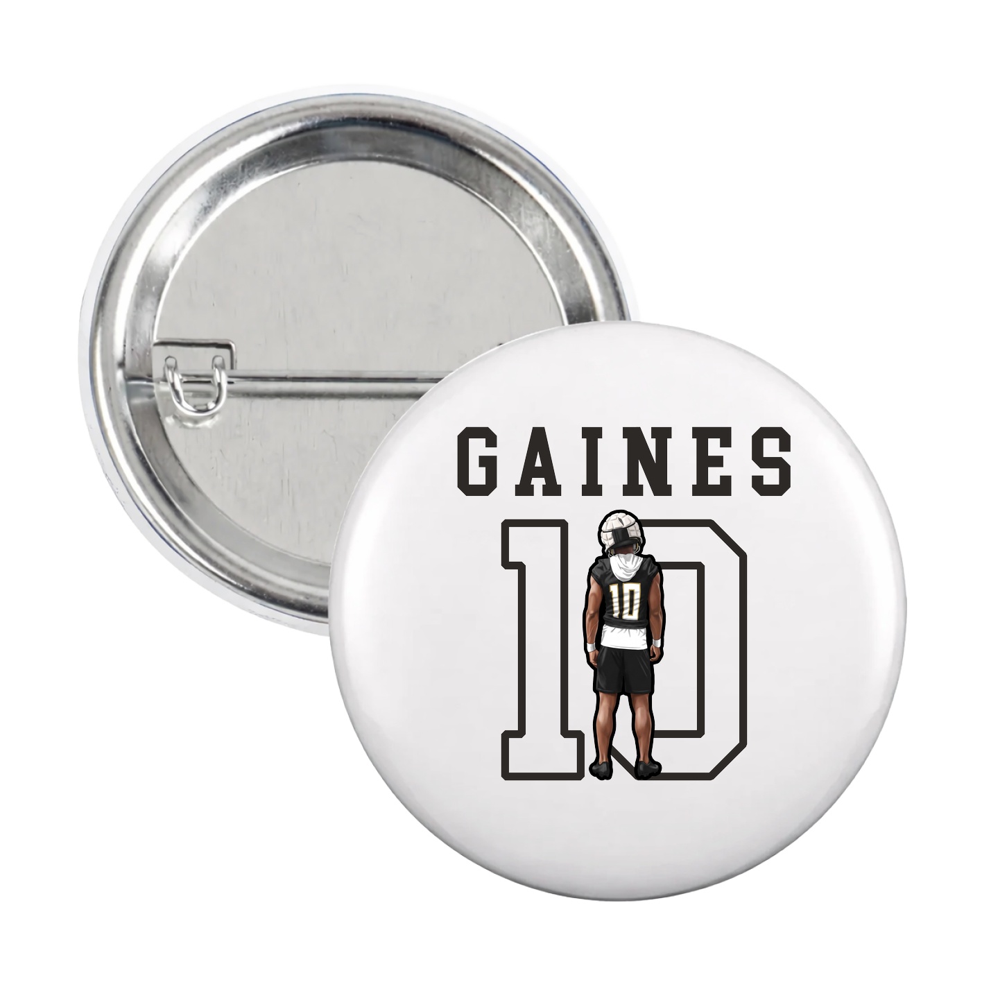 Game Day Button — Shirsey in White
