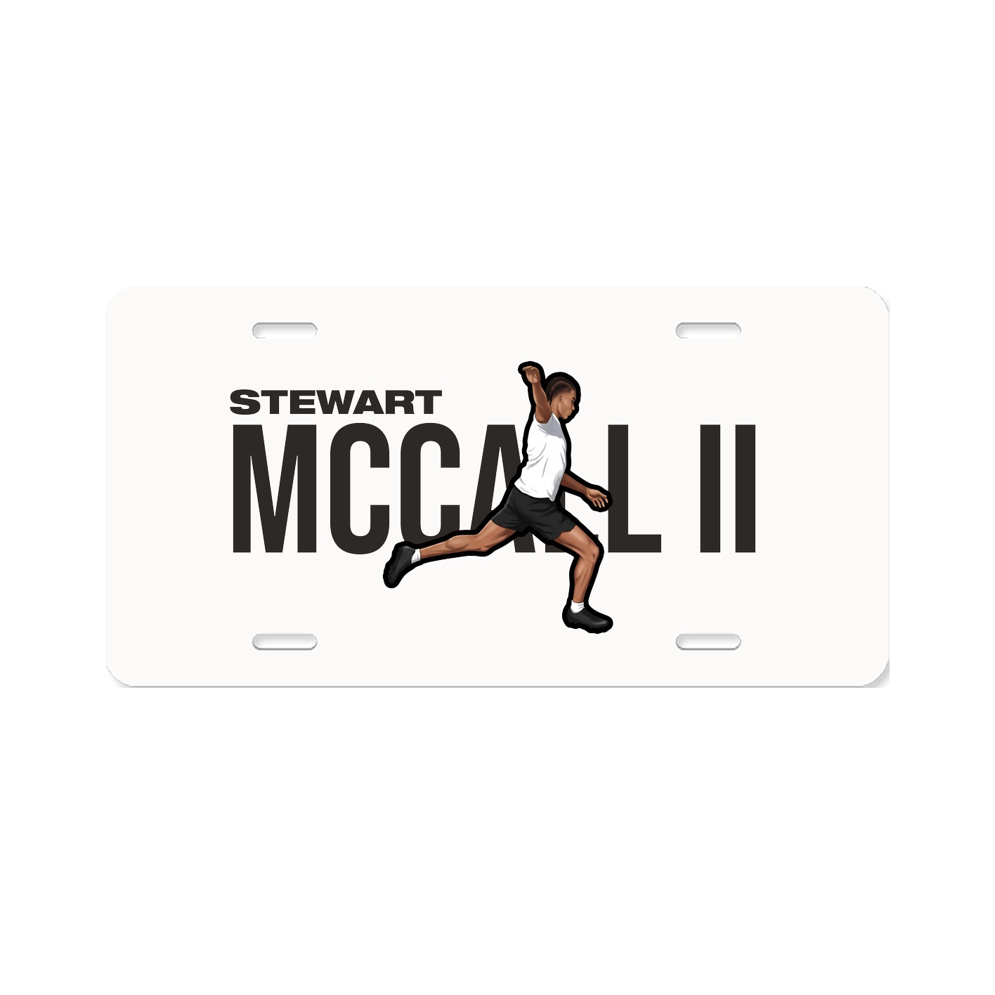 License Plate — Player Name in Classic