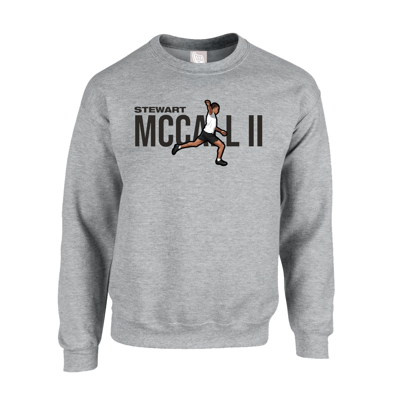 Fleece Crew — Player Name in Grey