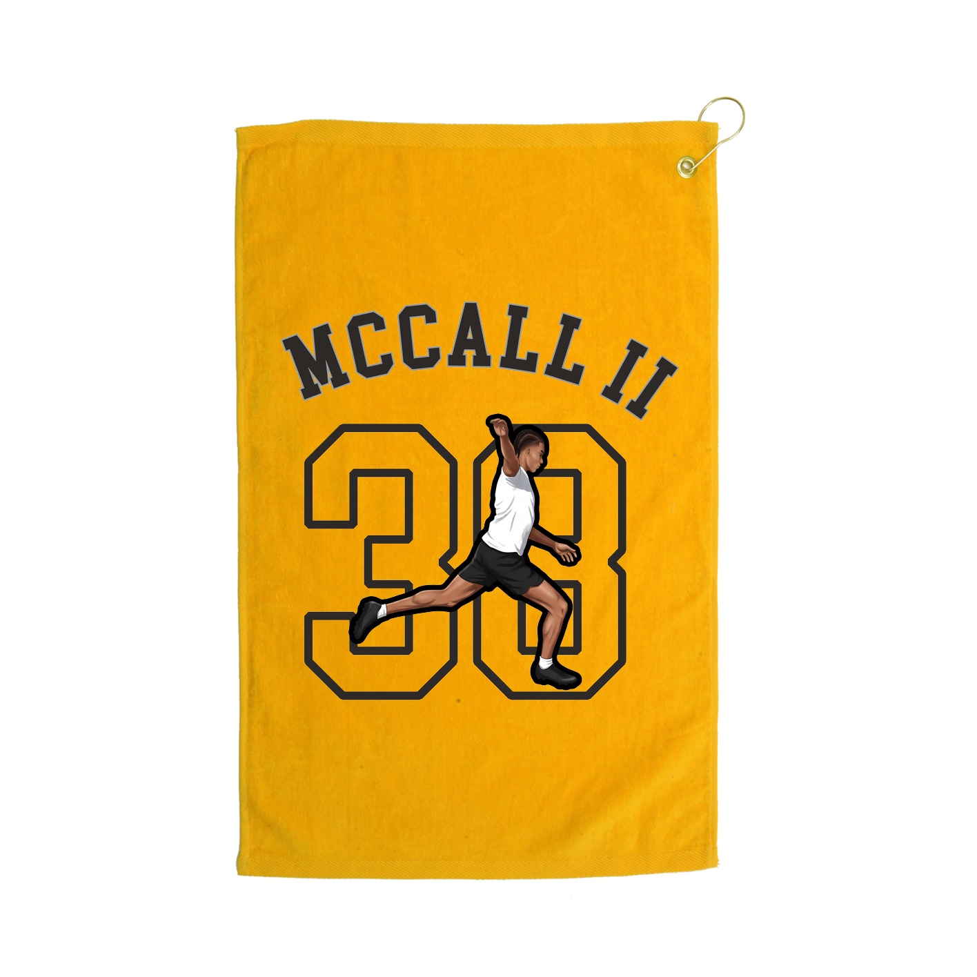 Golf Towel — Shirsey Arch in Gold