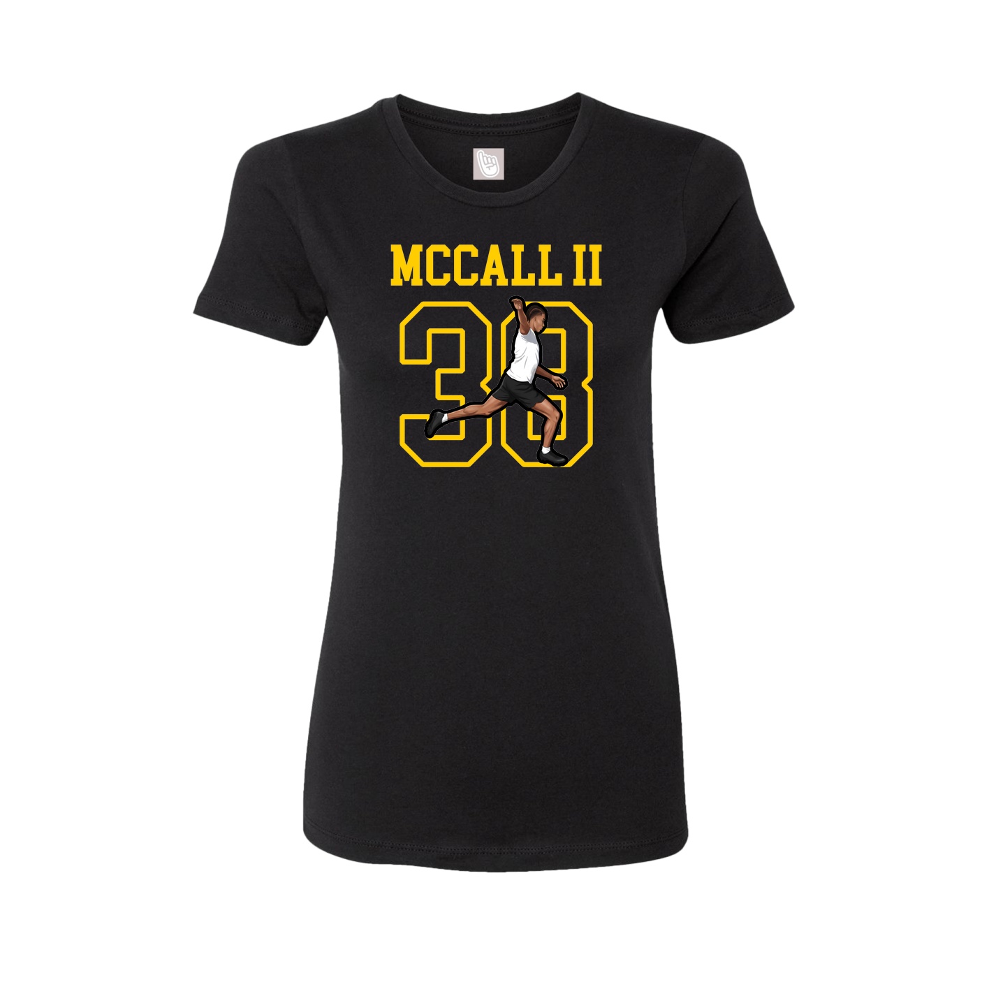 Fitted Women's Tee — Shirsey in Black