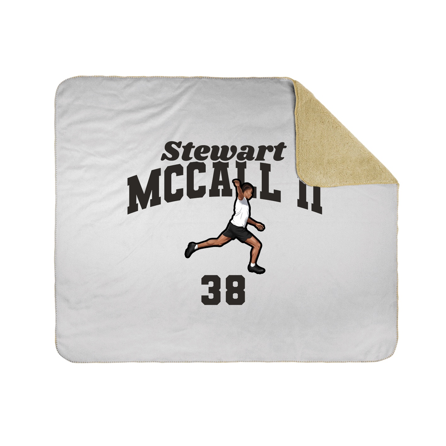 Throw Blanket — Signature Arch in White