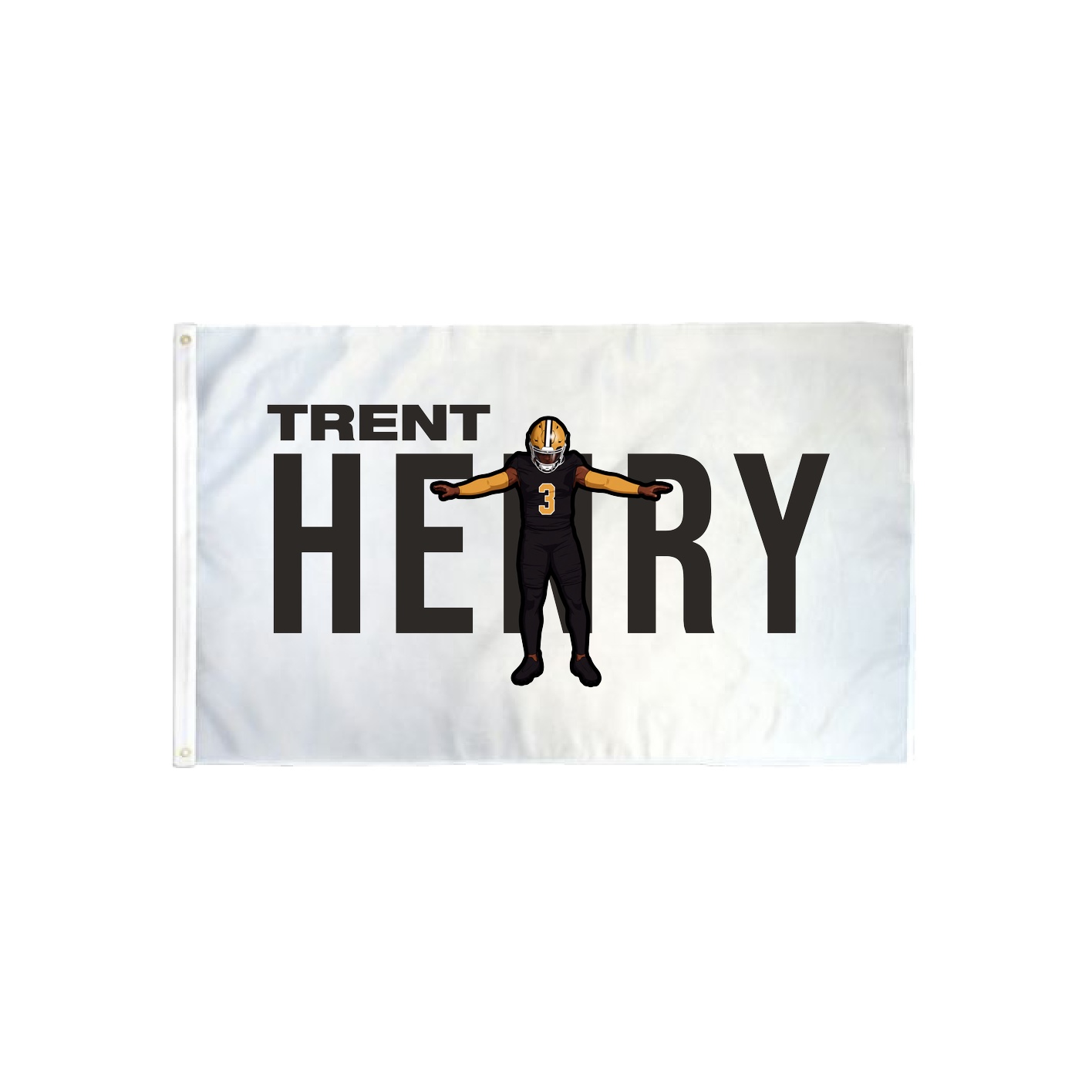 3x5 Flag — Player Name in Classic