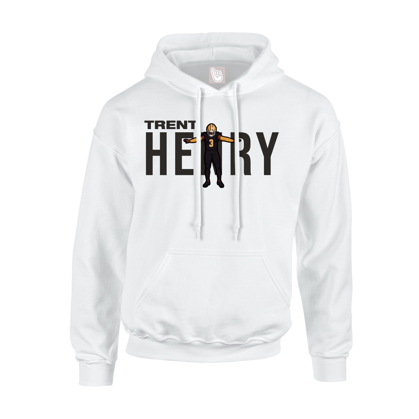 Hoodie — Player Name in White