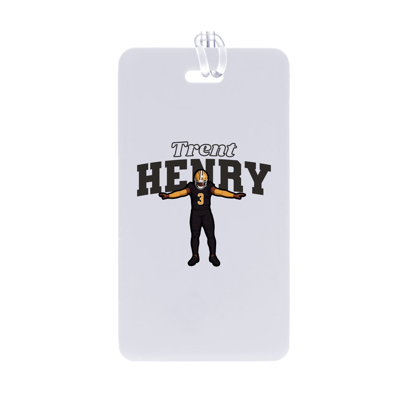 Bag Tag — Name Arch in Classic