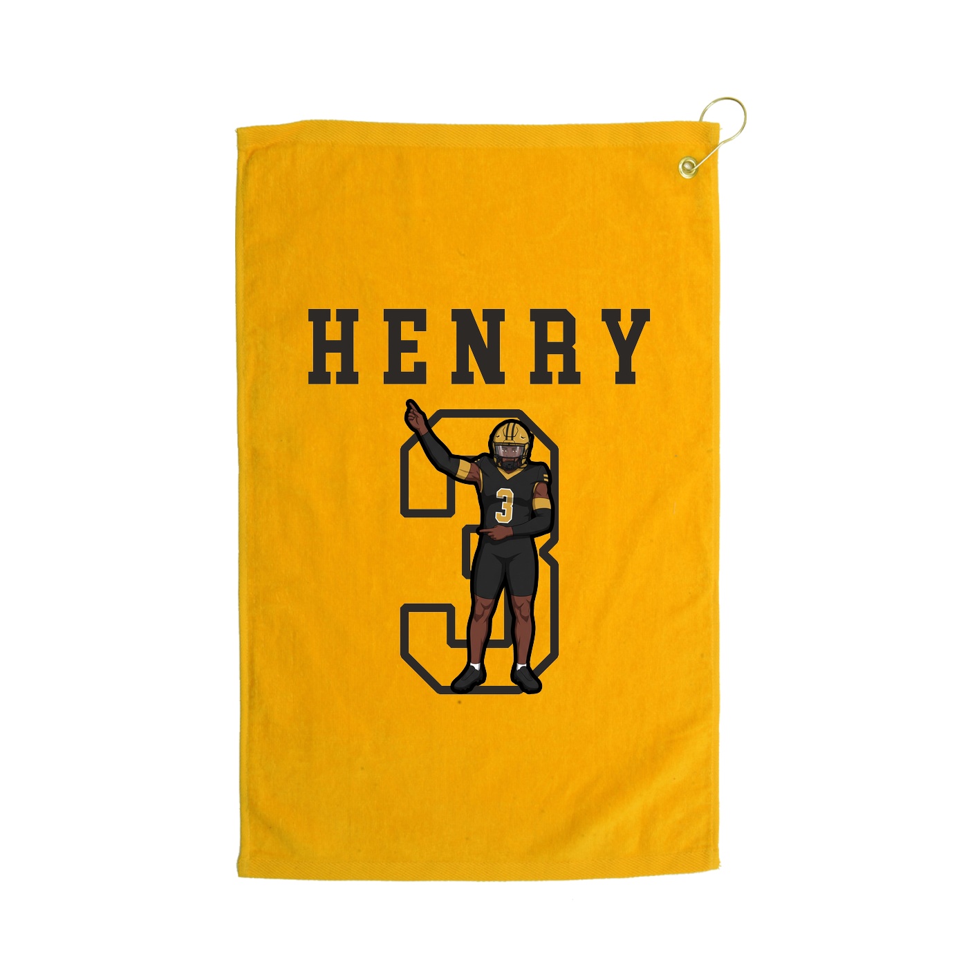 Golf Towel — Shirsey in Gold