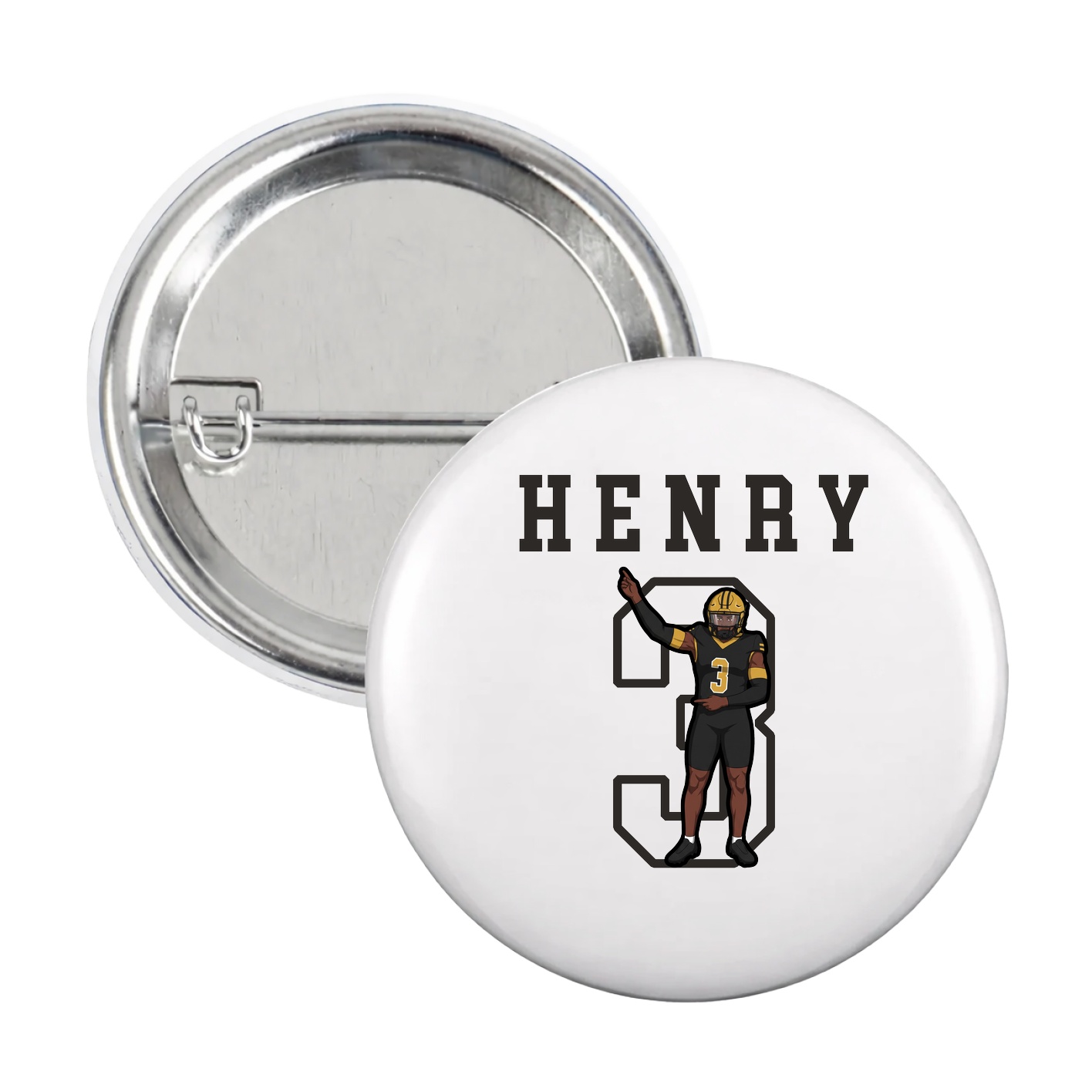 Game Day Button — Shirsey in White