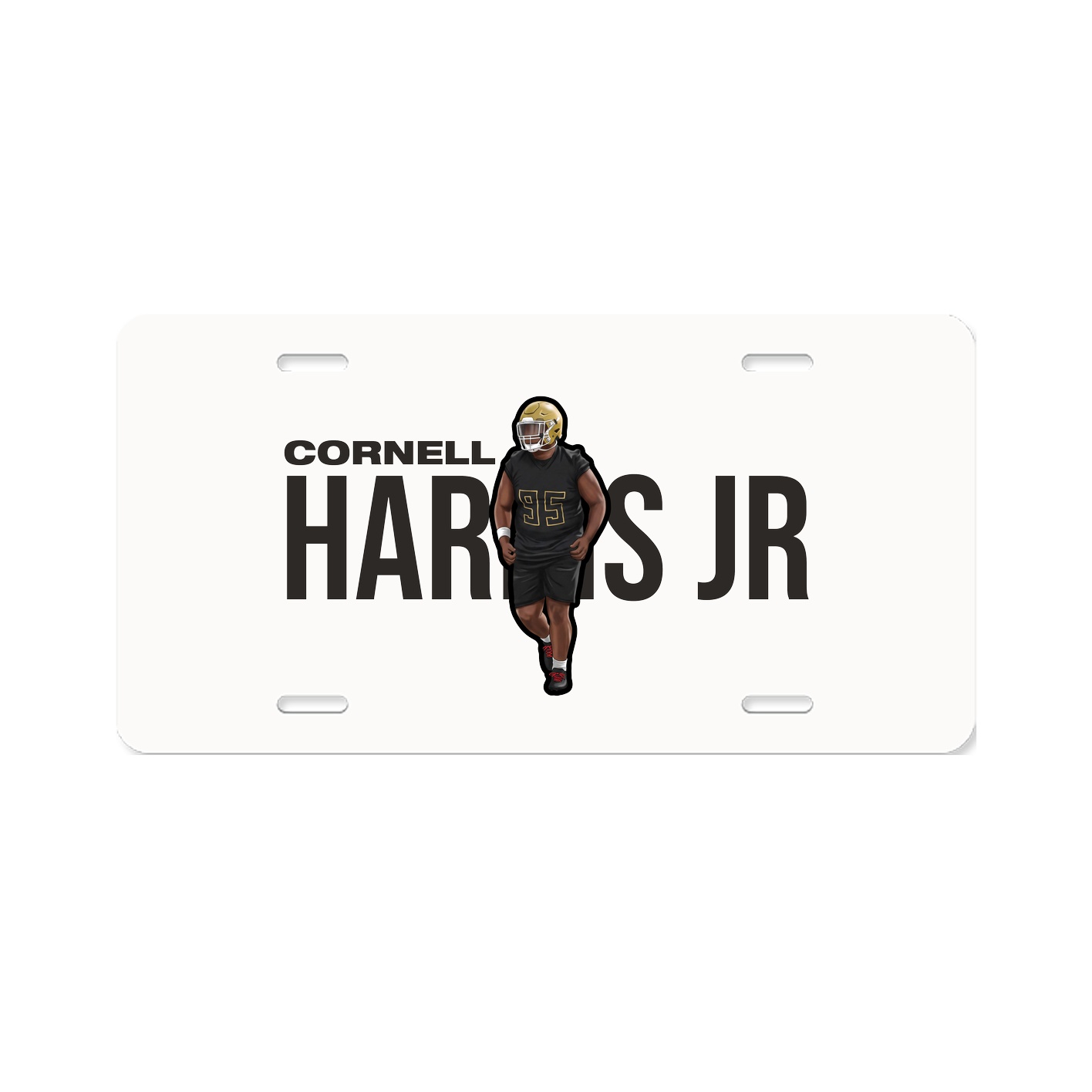 License Plate — Player Name in Classic
