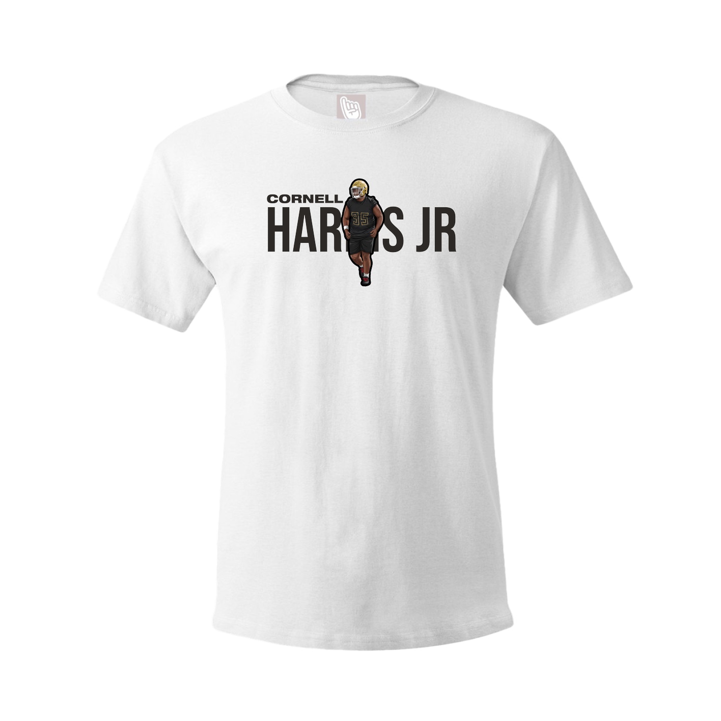 Youth Tee — Player Name in White