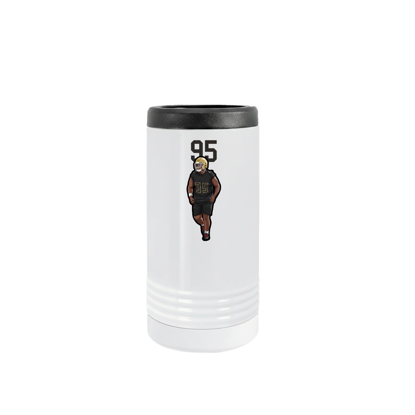 Slim Beverage Holder — Number Top in White