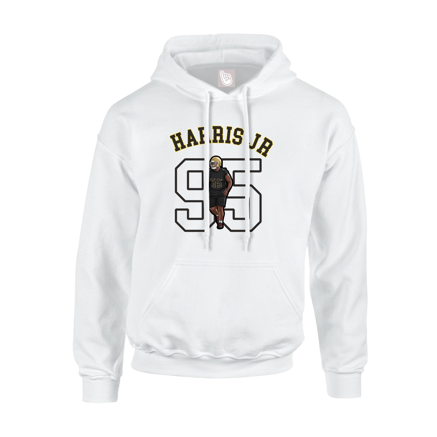 Hoodie — Shirsey Arch in White
