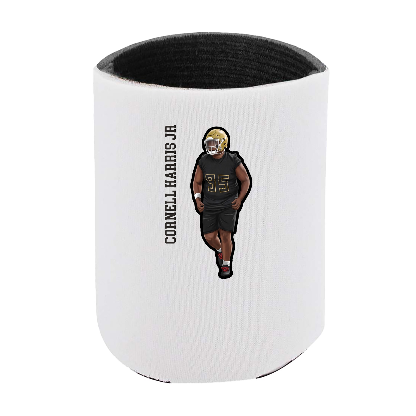 Can Holder — Name Vertical in White