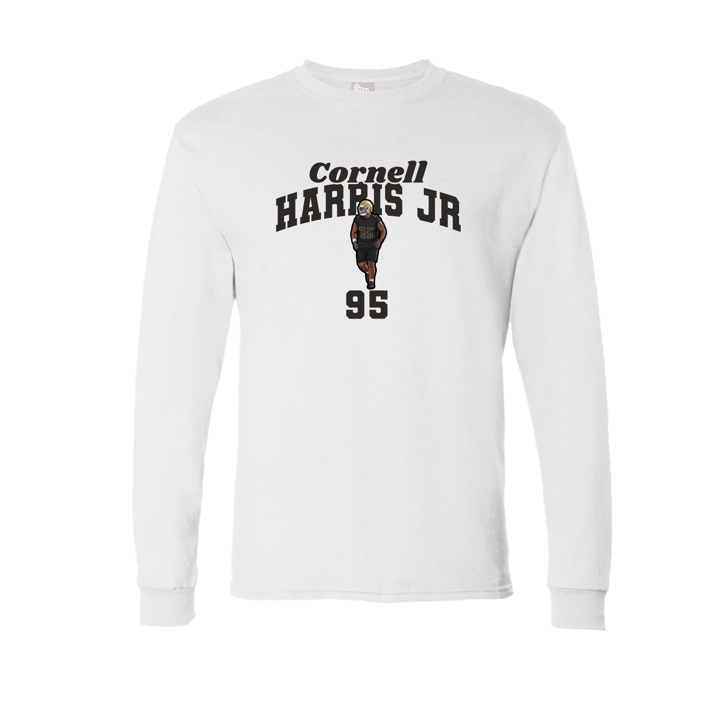 Long Sleeve Tee — Signature Arch in White