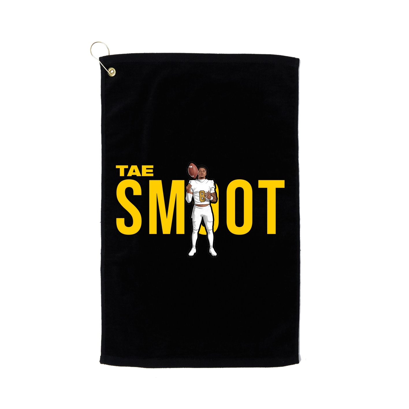 Golf Towel — Player Name in Black