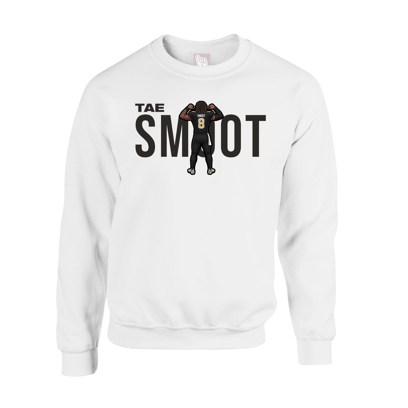 Fleece Crew — Player Name in White