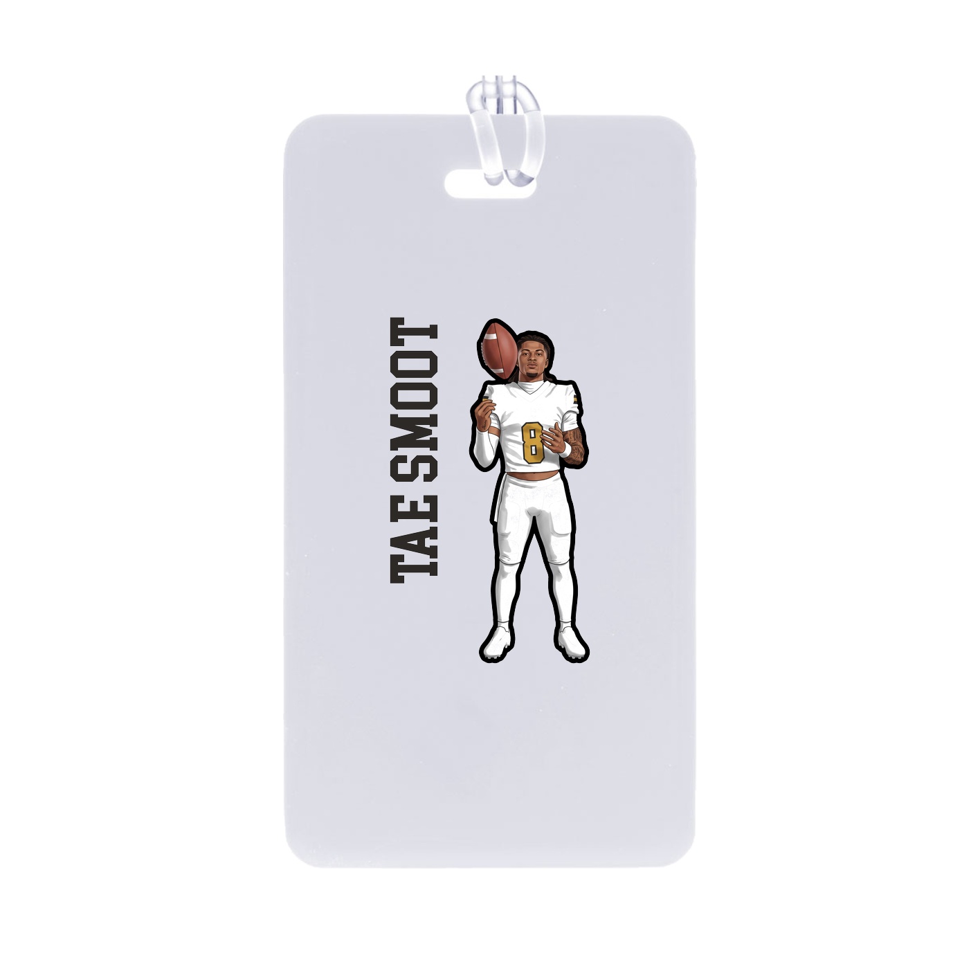 Bag Tag — Name Vertical in Classic