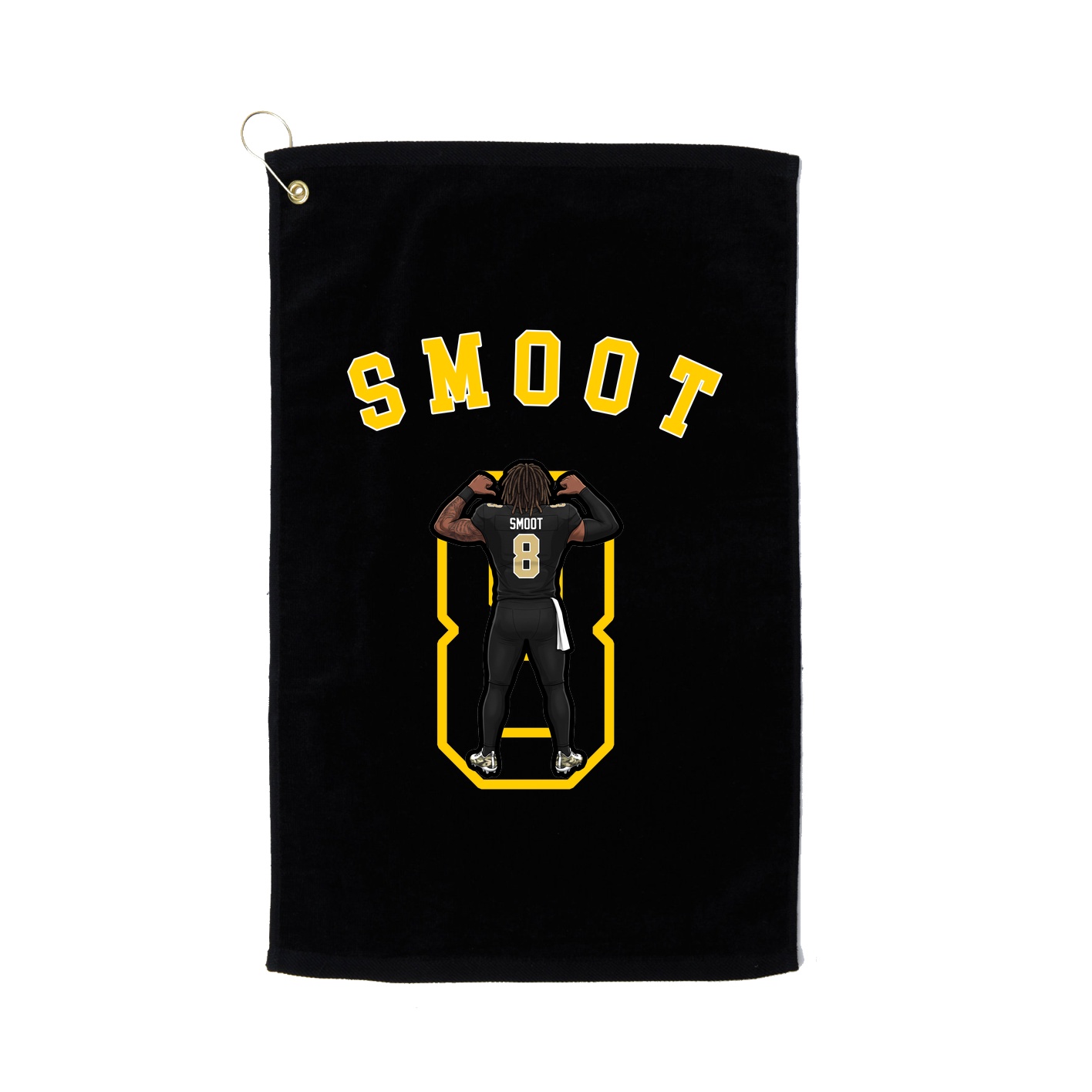 Golf Towel — Shirsey Arch in Black