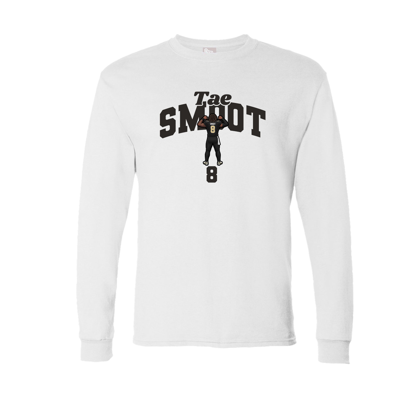 Long Sleeve Tee — Signature Arch in White