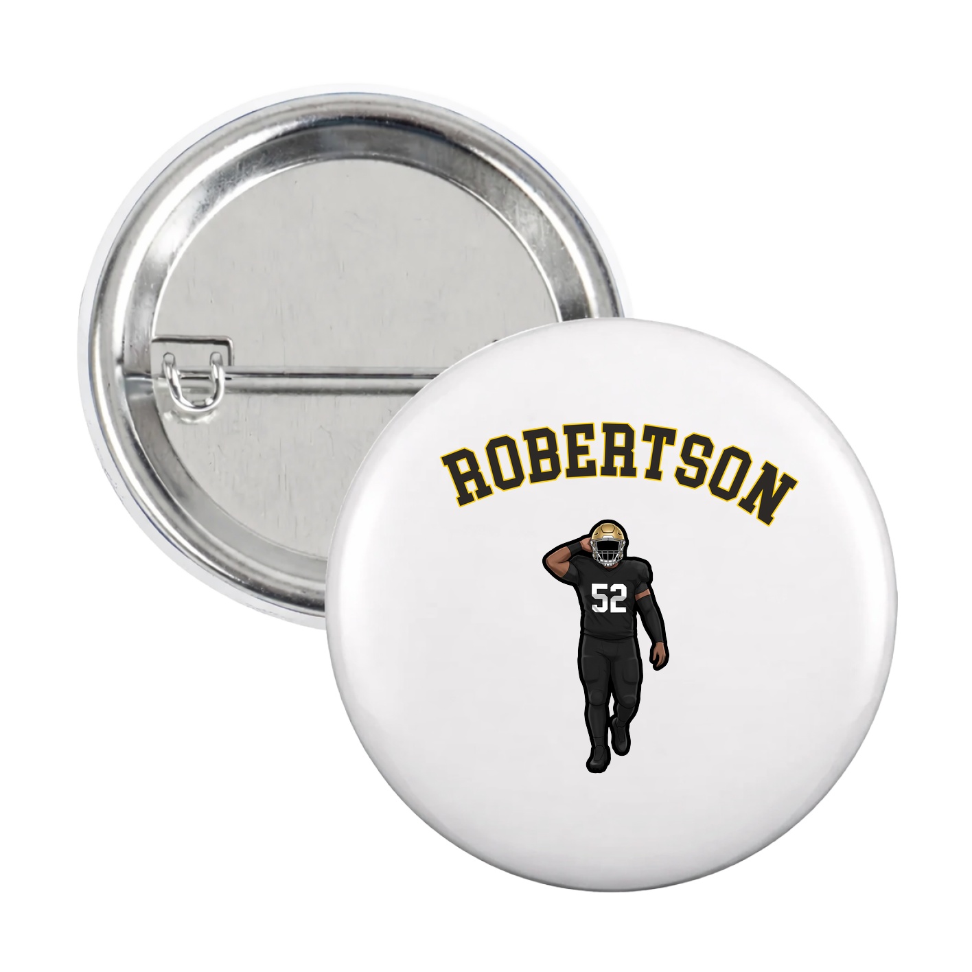 Game Day Button — Shirsey Arch in White