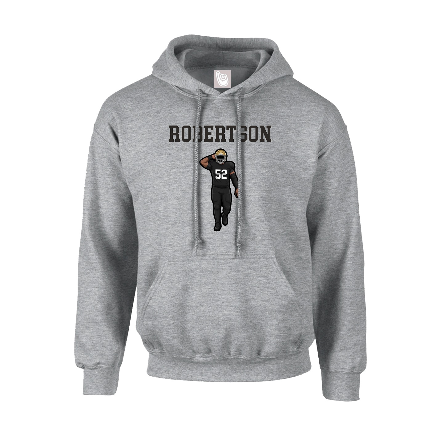 Hoodie — Shirsey in Grey