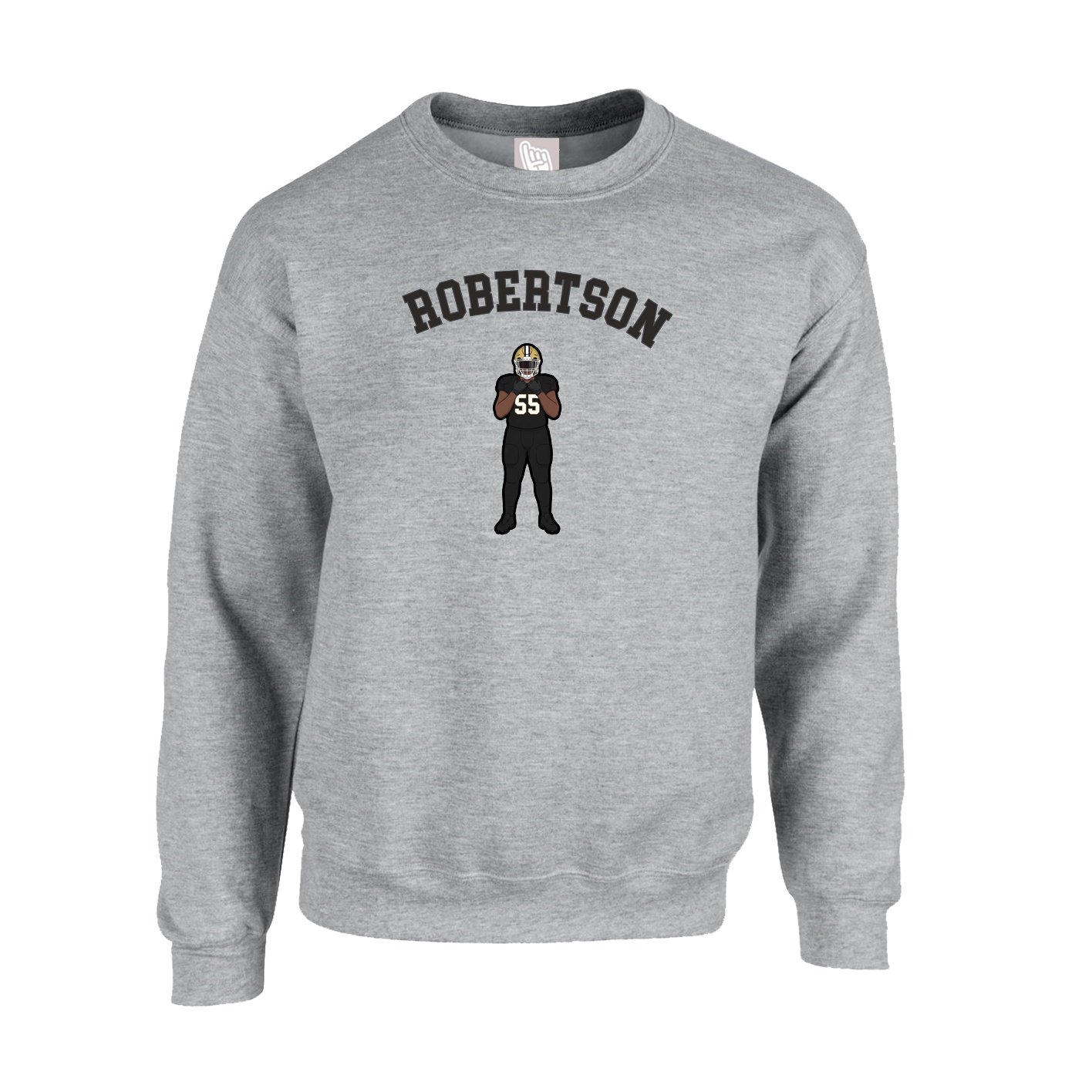 Fleece Crew — Shirsey Arch in Grey