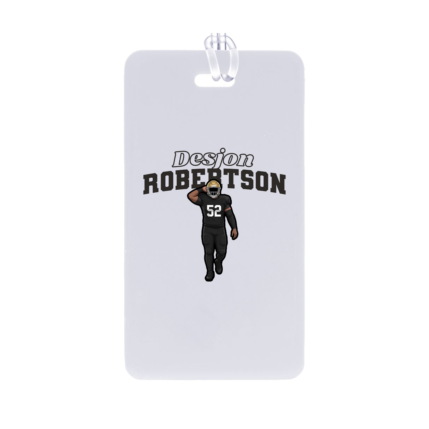 Bag Tag — Name Arch in Classic