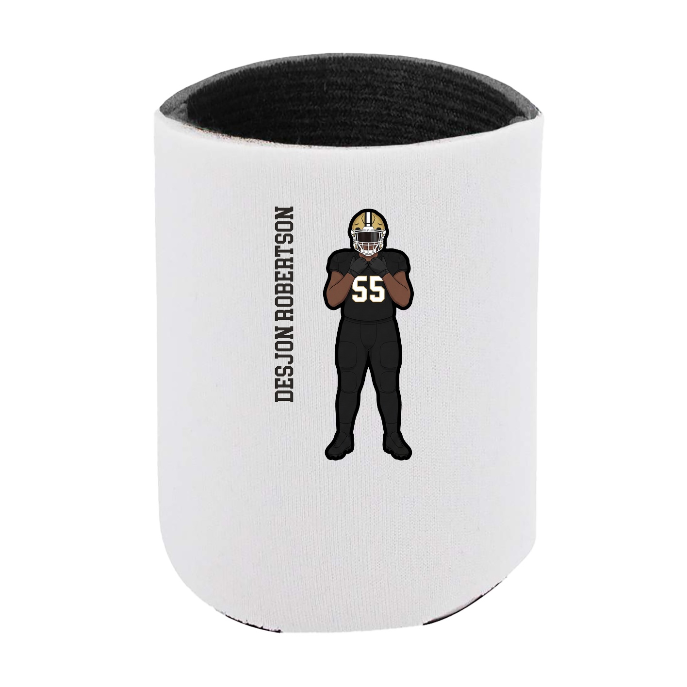 Can Holder — Name Vertical in White