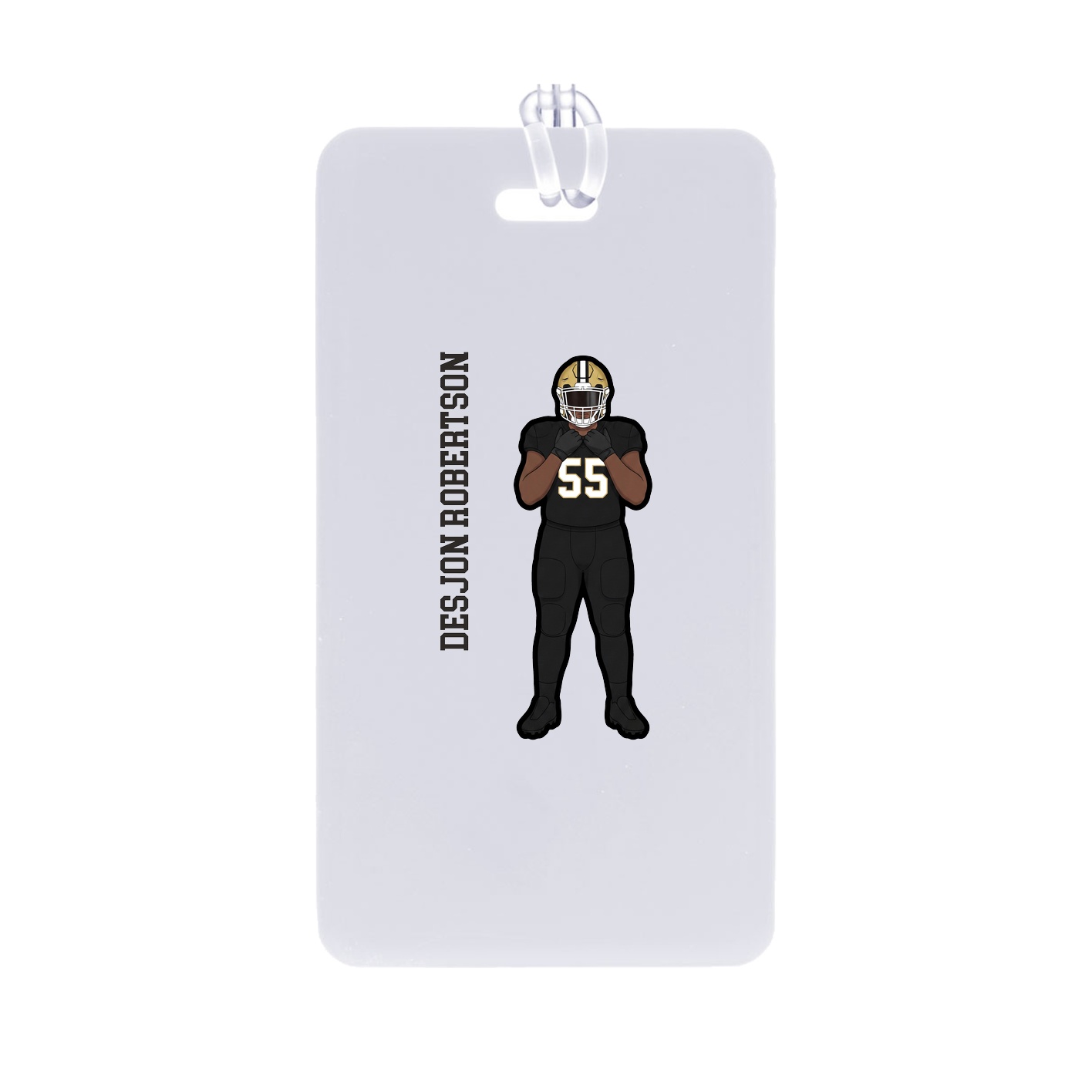 Bag Tag — Name Vertical in Classic
