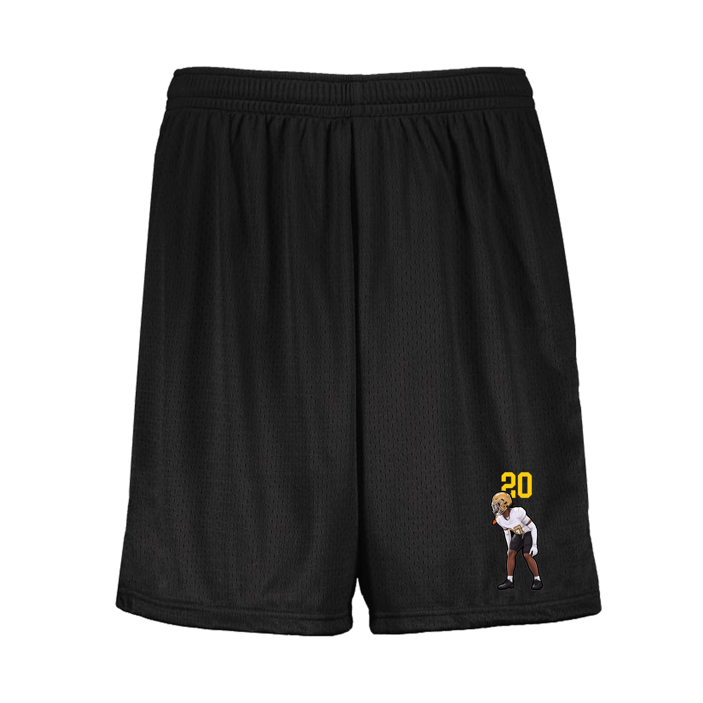 Shorts — Number Top in Black