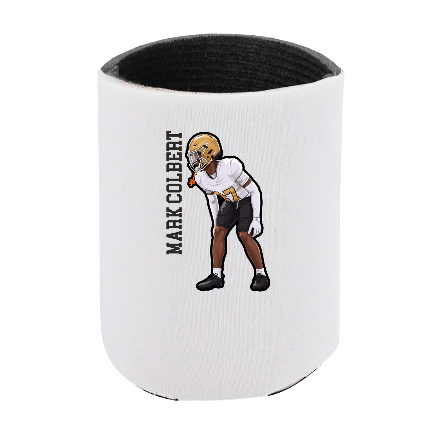 Can Holder — Name Vertical in White