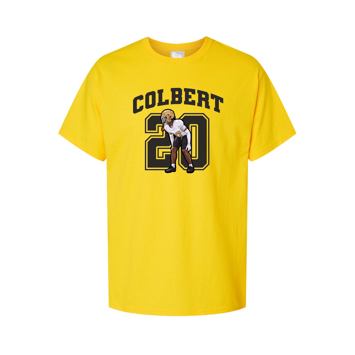 Youth Tee — Number in Gold