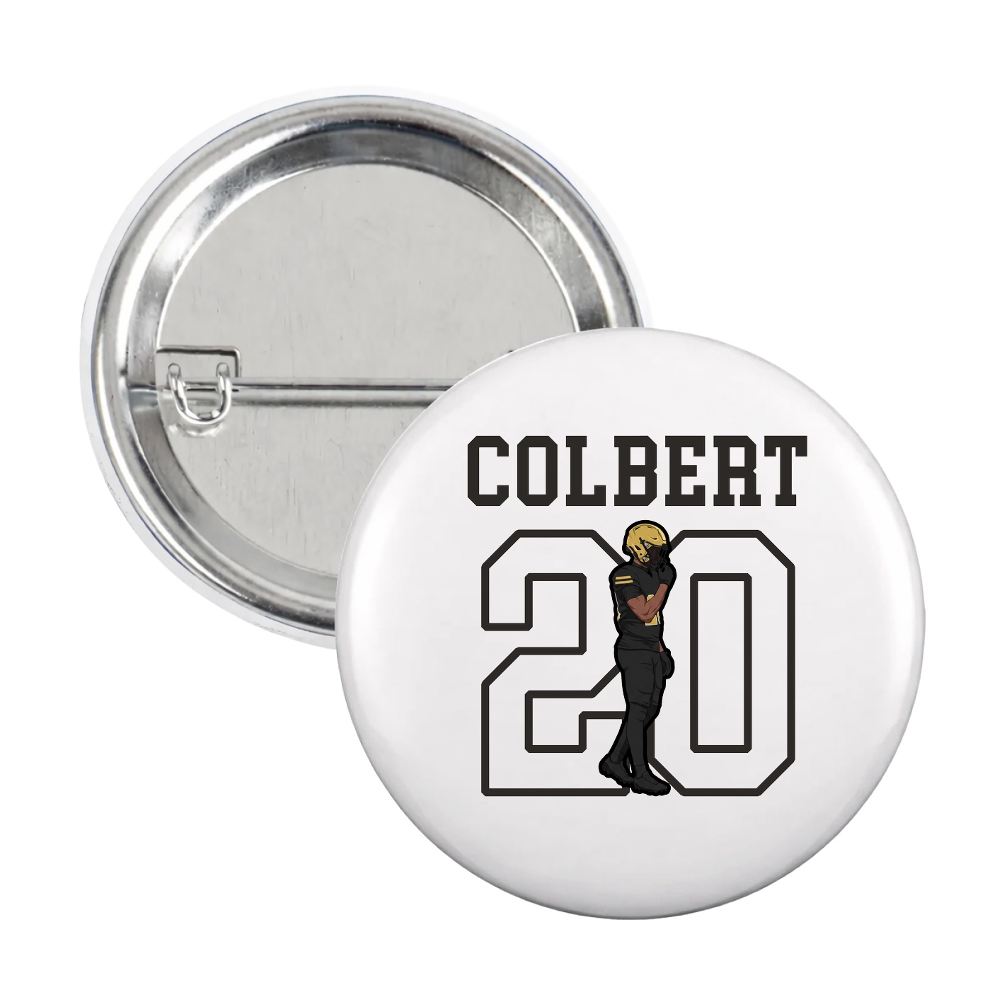 Game Day Button — Shirsey in White