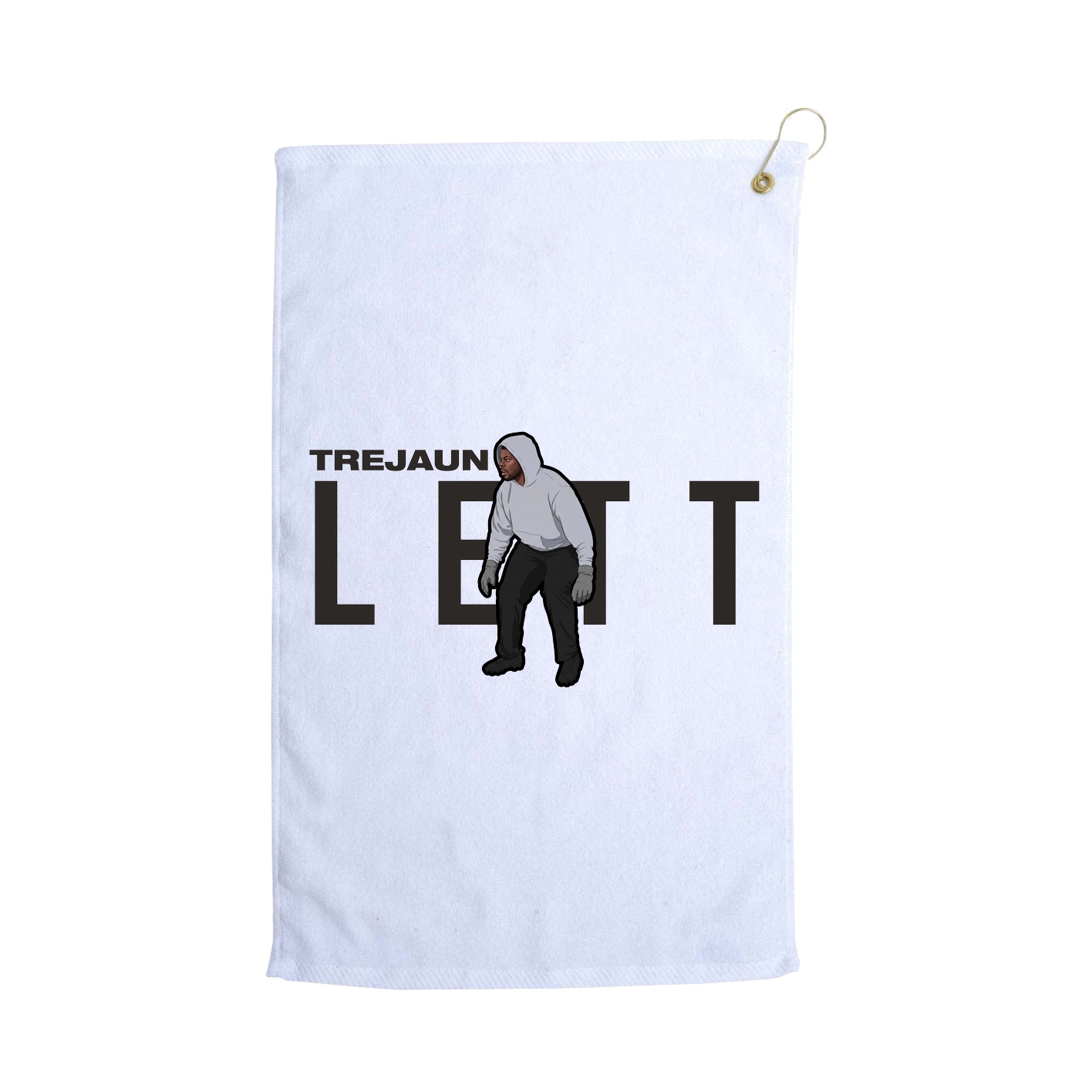 Golf Towel — Player Name in White