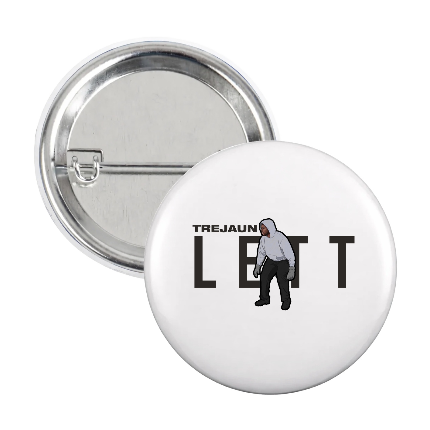 Game Day Button — Player Name in White