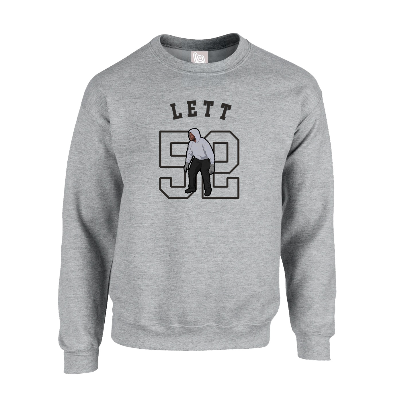 Fleece Crew — Shirsey Arch in Grey